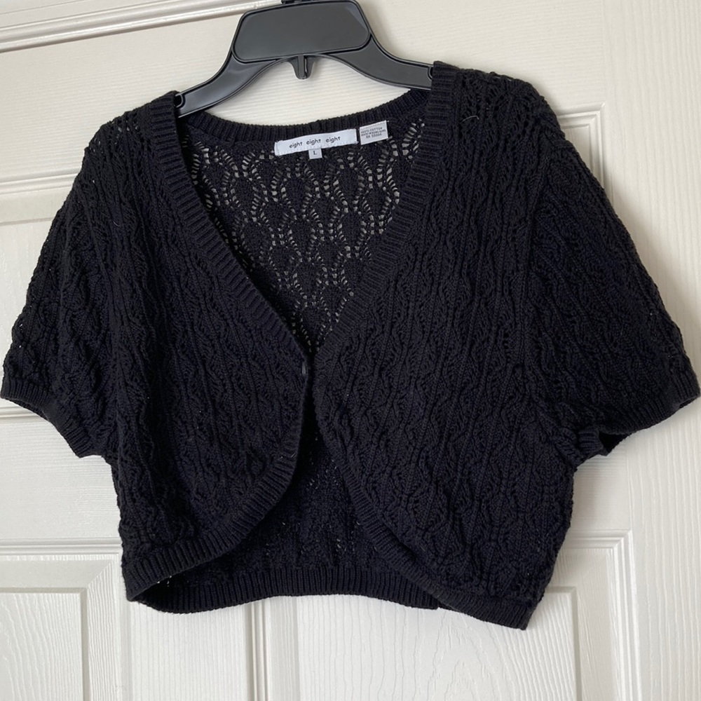 SOLD Short Woven Cardigan